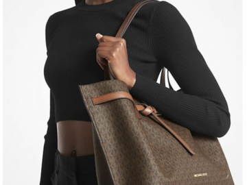 Michael Kors Emilia Large Logo Tote Bag for $99 + free shipping