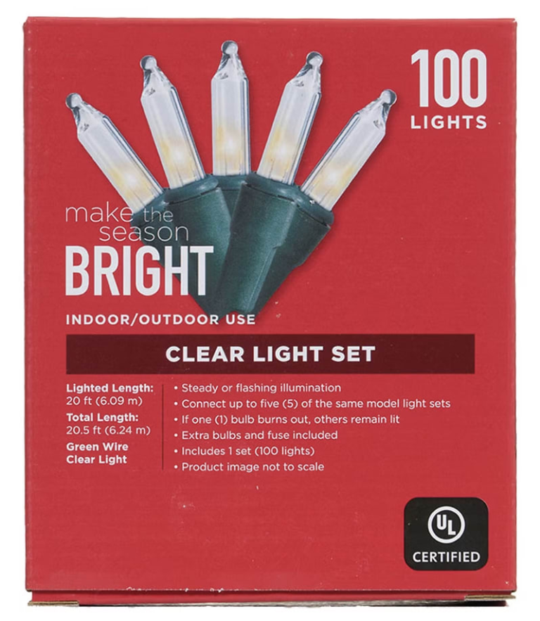 Christmas Lights at Walgreens: buy one, get 50% off 2nd + free shipping w/ $35