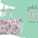 Vera Bradley Travel Tote $31.50 (reg. $150) Today Only!