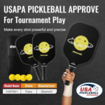 USAPA Approved Pickleball Set w/ 2x Paddles and 4x Balls $19.99 After Code (Reg. $50) – 5 Colors