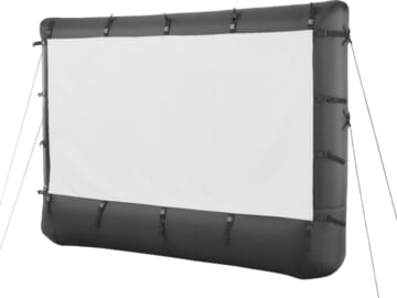 Insignia 114" Outdoor Projector Screen for $100 + free shipping