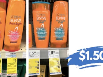 Get L’Oreal Elvive Haircare for $1.50