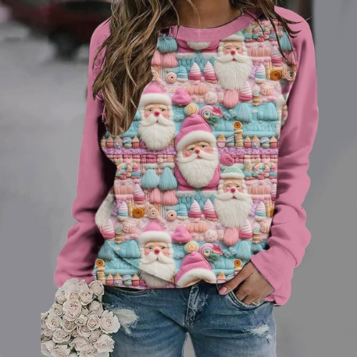 Celebrate the joy of the season in style with this Women’s Christmas Pullover Trendy Long Sleeve as low as $13.99 After Code (Reg. $15.99+) + Free Shipping