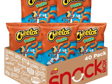 Cheetos Puffs 40-Pack  as low as $11.54 Shipped Free (Reg. $23.29) – 29¢/ Snack Bag