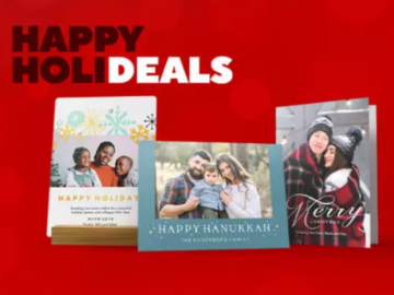 50% off Holiday Cards and Photo Gifts on Staples from $12.50 After Code (Reg. $25+) – 5¢/Card