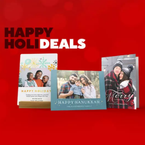 50% off Holiday Cards and Photo Gifts on Staples from $12.50 After Code (Reg. $25+) – 5¢/Card