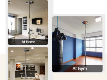 Take your fitness moves to a new level with Portable Removable Fitness Pole Kit for just $79.99 After Coupon (Reg. $109.99) + Free Shipping