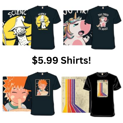 Woot Black Friday Sale! Select Graphic T-Shirts $5.99 (Reg. $15)