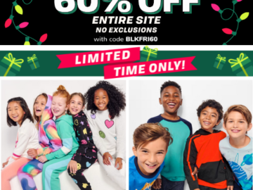 The Children’s Place Black Friday Starts Now! Take 60% Off Sitewide with code BLKFRI60