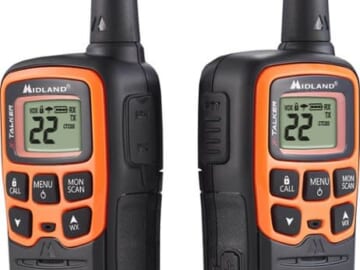 Midland X-TALKER 28-Mile 22-Channel FRS 2-Way Radio Pair for $30 + pickup