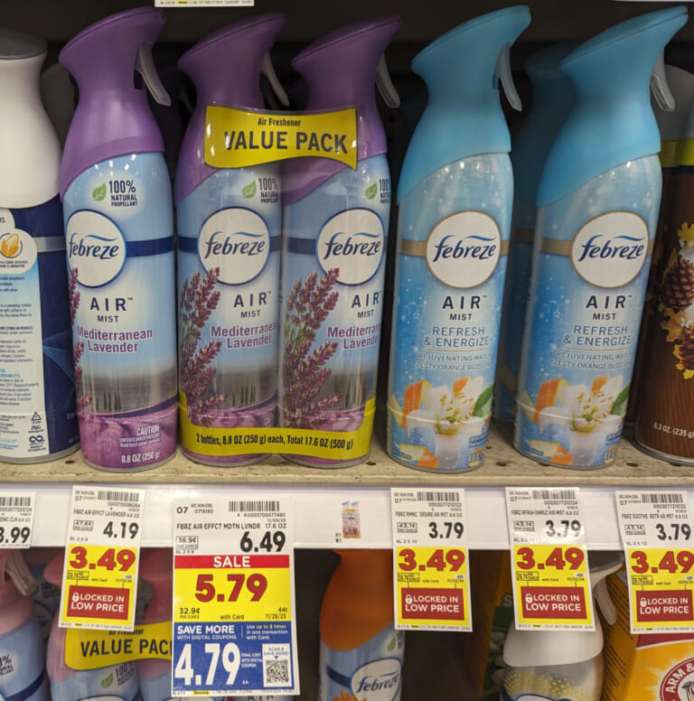 Febreze Air Effects As Low As $1.84 At Kroger