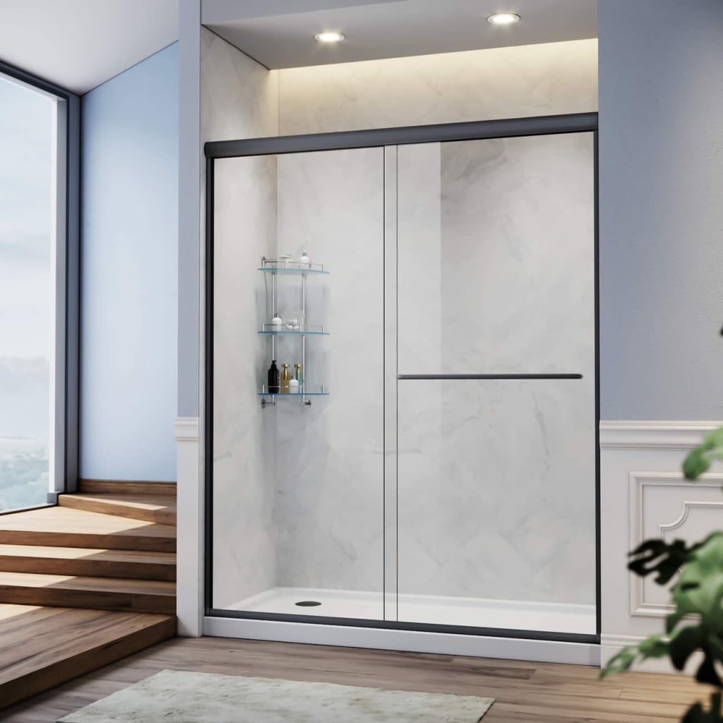 Sunny Shower 54" x 72" Double Sliding Shower Doors from $234 + free shipping