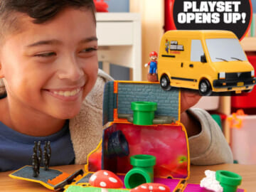 The Super Mario Bros Movie Van Playset $9.99 (Reg. $20) – with 1.25” Mini Mario Figure