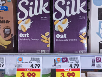 Grab Silk Oatmilk, Soymilk, Cashewmilk, or Coconutmilk For Just $2.99 At Kroger