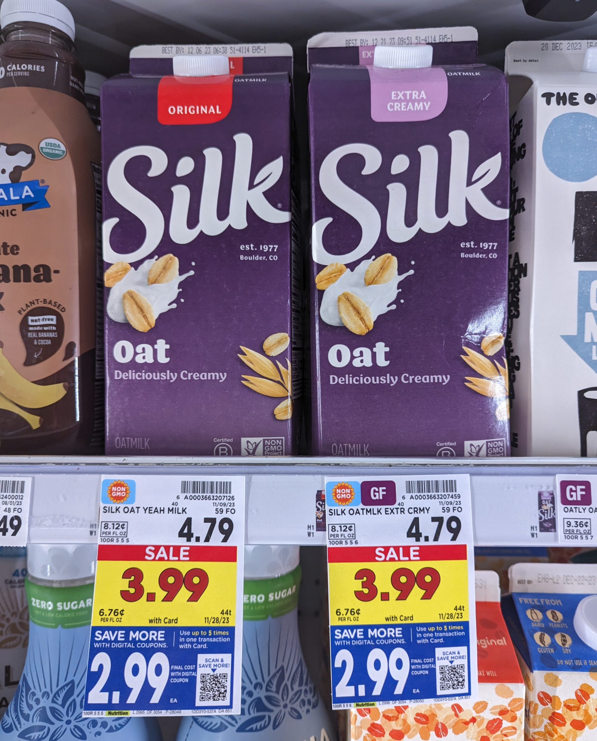 Grab Silk Oatmilk, Soymilk, Cashewmilk, or Coconutmilk For Just $2.99 At Kroger