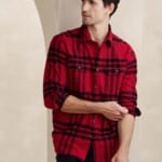 Men's Flannel Shirts at Banana Republic Factory for $25 + free shipping w/ $50