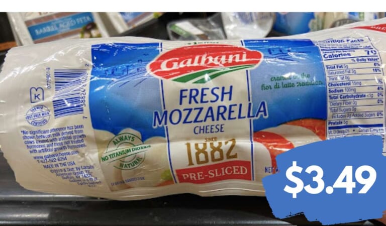Get 16 oz. Galbani Fresh Mozzarella for $3.49 (reg. $8.99)
