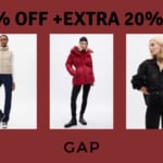 40% Off + Extra 20% Off at GAP
