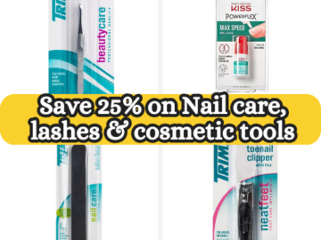 Today Only! Save 25% on Nail care, lashes & cosmetic tools from $0.74 (Reg. $1.29)