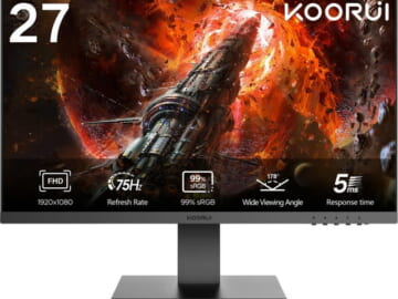 Koorui 27" 1080p IPS LED Monitor for $110 + free shipping