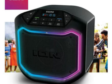 ION Audio Game Day Party Portable Bluetooth Speaker with LED Lighting $40 Shipped Free (Reg. $49)