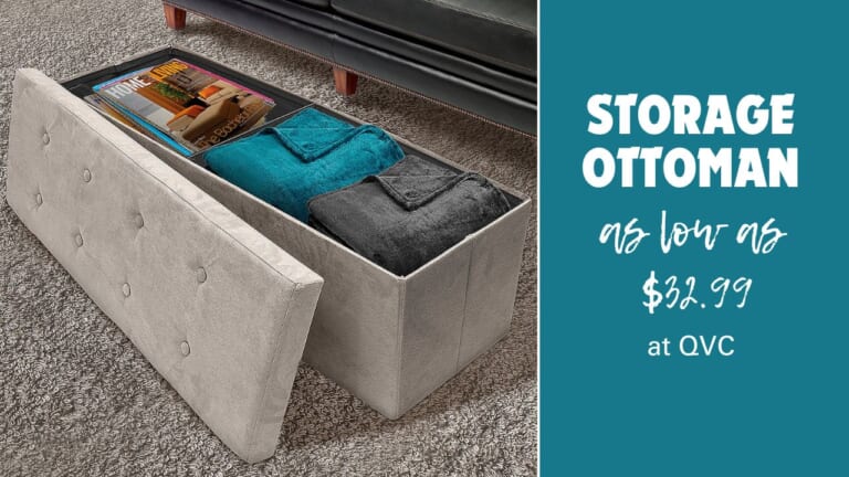 Storage Bench Chest Ottoman As Low As $33 (reg. $83) Shipped
