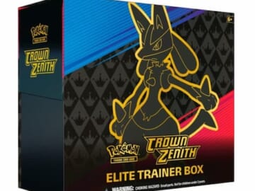 Pokémon Trading Card Game: Crown Zenith Elite Trainer Box only $34.99 (Reg. $50)! {Early Black Friday Deal}