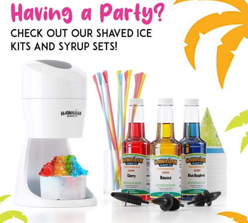 Amazon Black Friday! Hawaiian Shaved Ice & Snow Cone Machine $34.95 (Reg. $60)