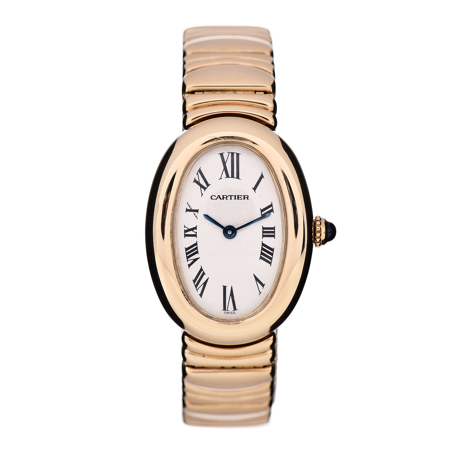 CARTIER 18K Yellow Gold 22mm Baignoire Quartz Watch front view image of CARTIER 18K Yellow Gold 22mm Baignoire Quartz Watch in gold by FASHIONPHILE