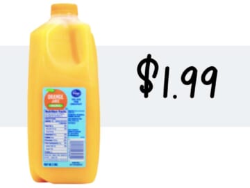 Get Orange Juice For $1.99 at Kroger