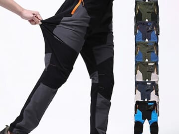 Men's Cargo Hiking Pants for $12 + $6 s&h
