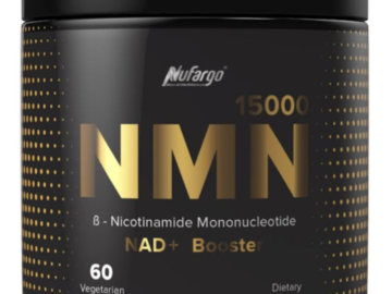 NuFargo NMN15000 Ultra Purity 500mg NAD+ Booster Cellular Energy Supplement for $45 + free shipping w/ $49