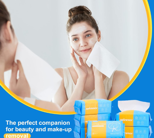 Upgrade your daily skincare ritual with these Biodegradable Disposable 480-Count Face Towel for just $29.99 After Coupon (Reg. $35.99)