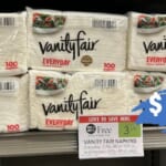Stock Up on Vanity Fair Napkins for just $1.09