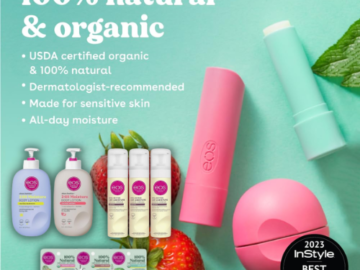 Amazon Black Friday! Up to 34% off eos Lip Balm, Shave Creams, and Lotions from $10.04 (Reg. $14.17+)