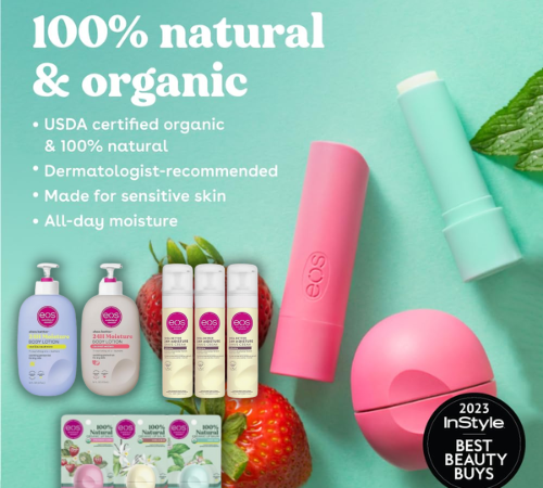 Amazon Black Friday! Up to 34% off eos Lip Balm, Shave Creams, and Lotions from $10.04 (Reg. $14.17+)