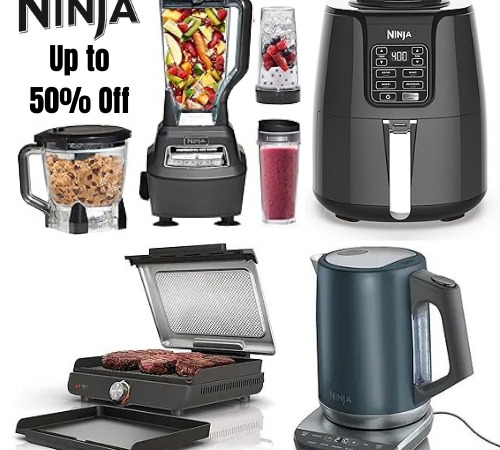 Amazon Black Friday! Up to 50% Off Ninja Air Fryers, Grills, Blenders and More!