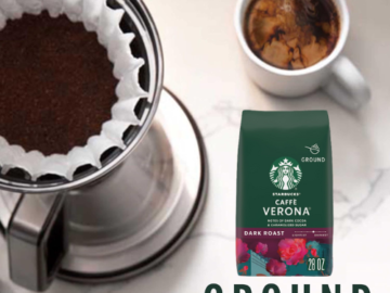 Starbucks Caffè Verona Dark Roast Ground Coffee, 28 Oz as low as $9 Shipped Free (Reg. $15.35)