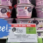 Get 5 Dannon Light + Fit Yogurt Cups for FREE!