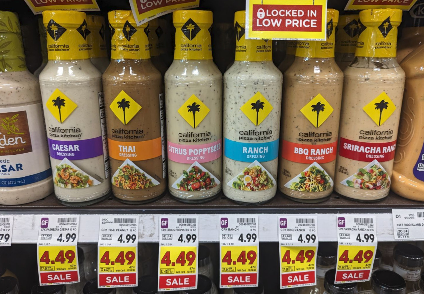 California Pizza Kitchen Dressing Just $2.49 At Kroger (Regular Price $4.99)