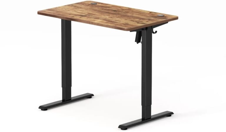 Fezibo Electric Adjustable Height Standing Desk for $95 + free shipping