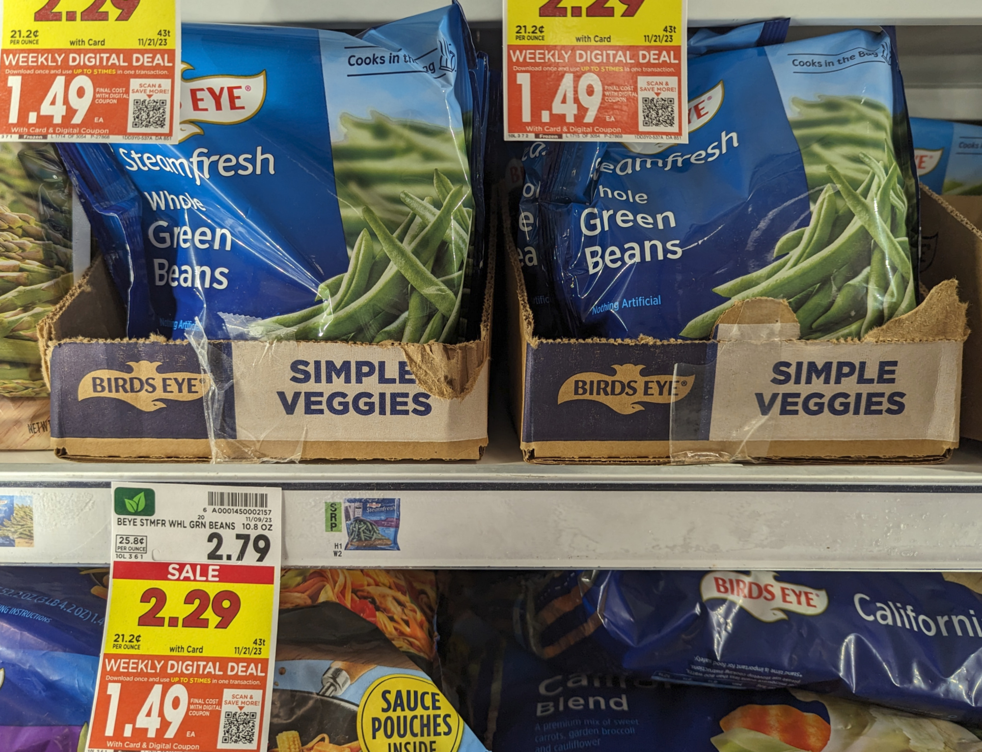 Birds Eye Frozen Vegetables Just $1.49 At Kroger
