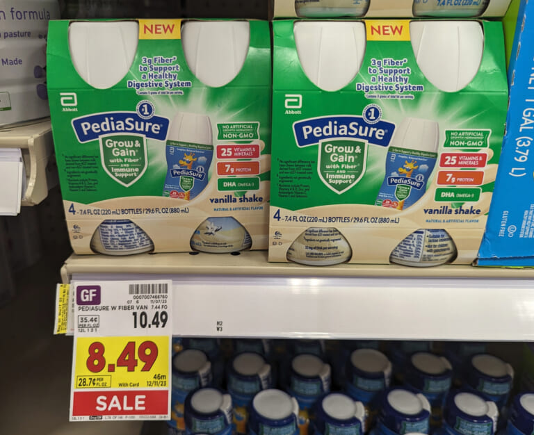 PediaSure Grow & Gain Shake 4-Packs Just $6.49 At Kroger (Regular Price $10.49)