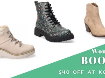 Kohl’s | Sonoma Women’s Boots $16.99