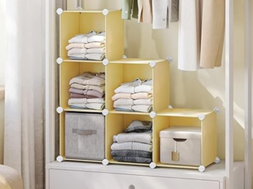 Amazon Black Friday! Cube Storage Organizer, 6-Piece $15.99 After Code (Reg. $29.99)