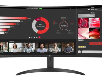 LG 34" Ultrawide 1440p HDR Curved 100Hz FreeSync Monitor for $199 + free shipping