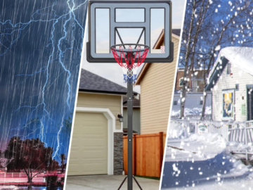Bring the thrill of the game to your space with this 44 inch Outdoor Basketball Hoop Stand for Adults for just $119.99 Shipped Free (Reg. $249.99)