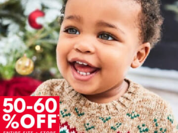 Black Friday Deal! Up to 60% Off Entire Carter’s Site + Free Shipping