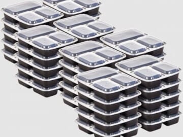 Meal Prep Trays, 40-Pack for just $19.99 shipped!