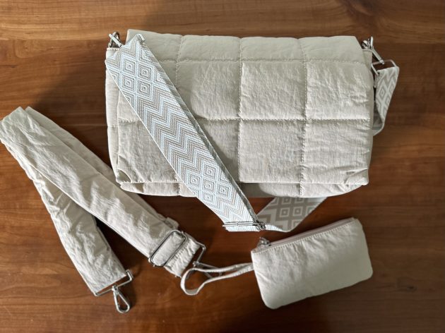 Cluci Puffer Shoulder Bag overhead view.jpg